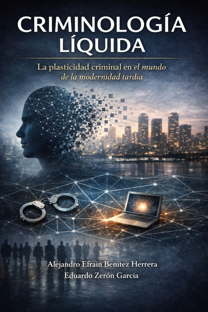 Portada del libro Criminología Líquida de Alejandro Benítez